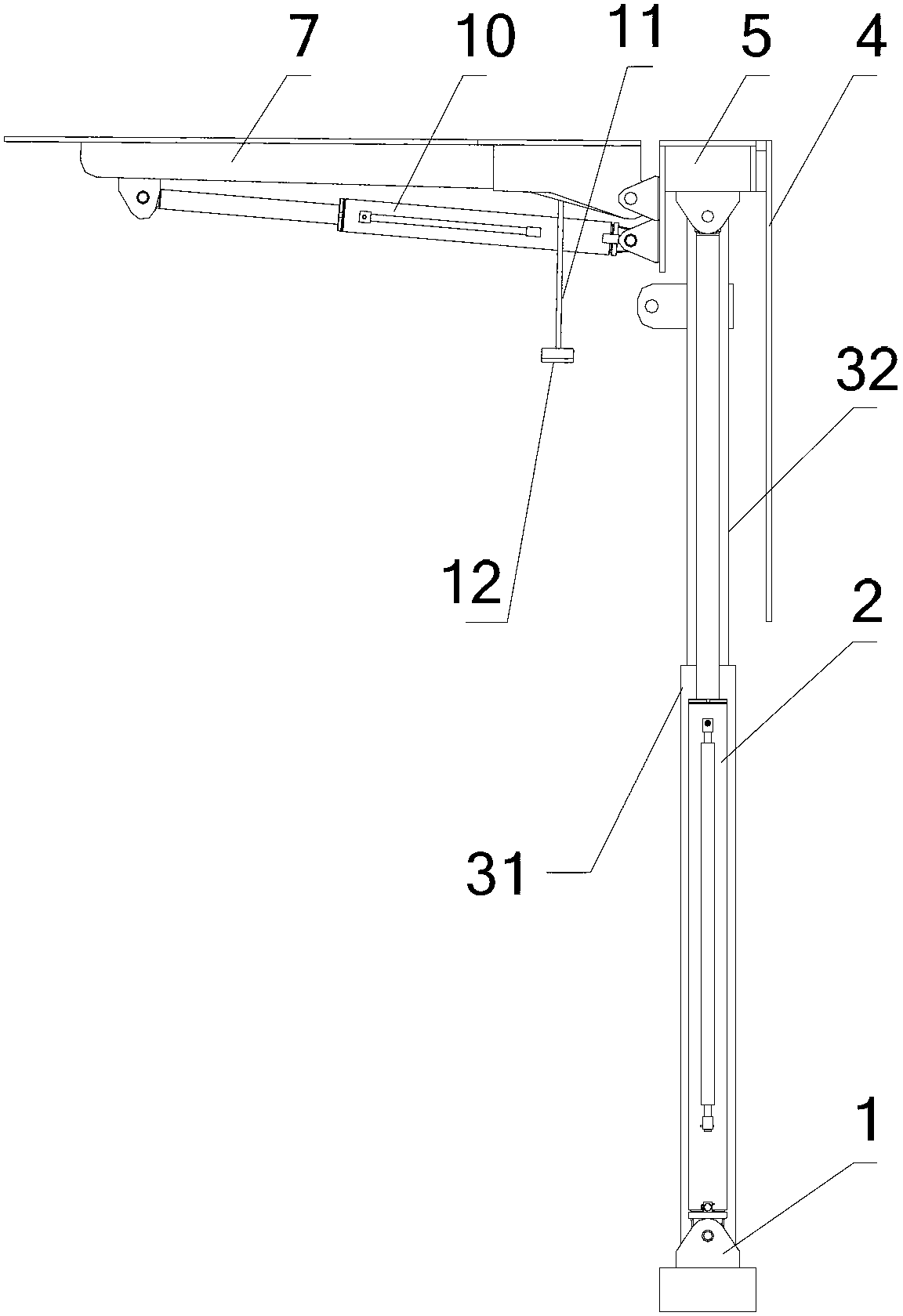 Advance support, advance support set and advance supporting device