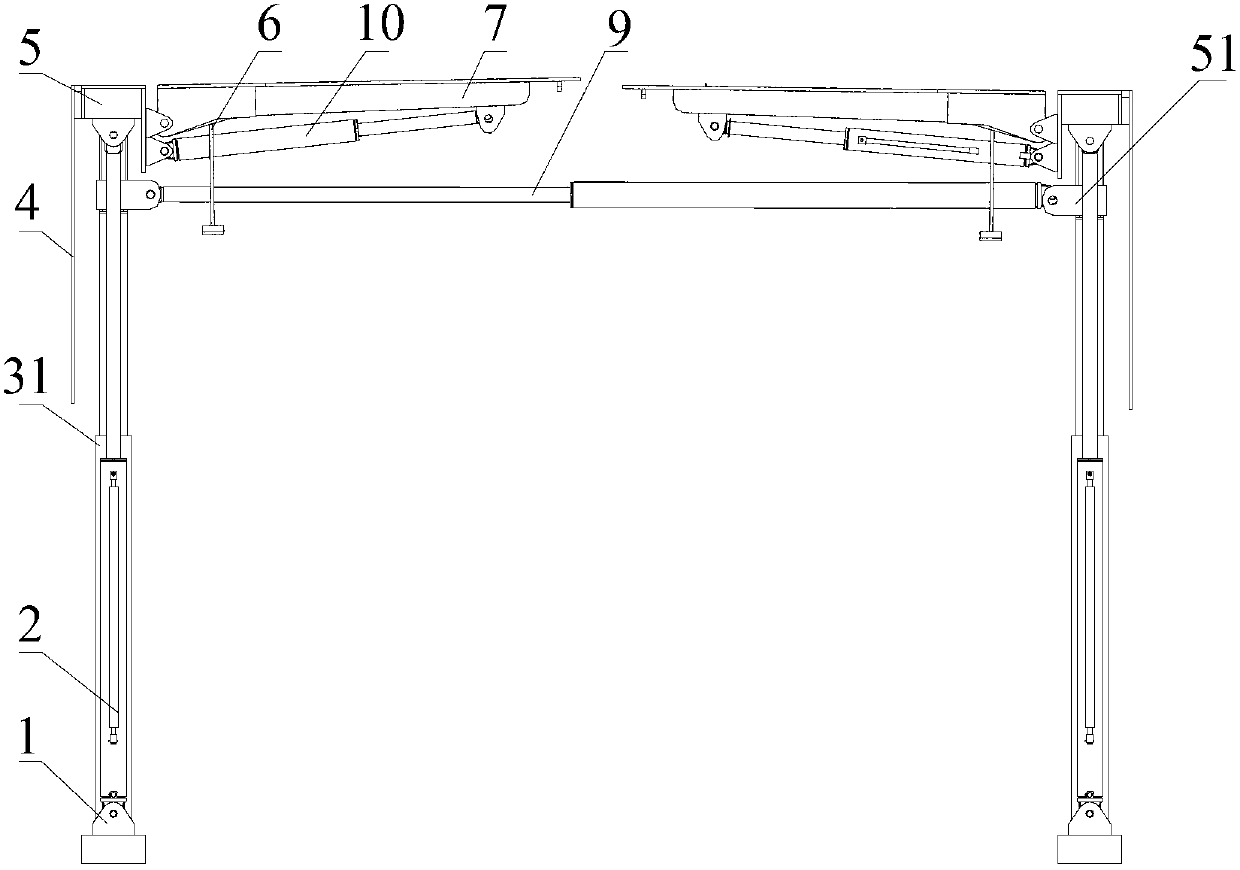 Advance support, advance support set and advance supporting device