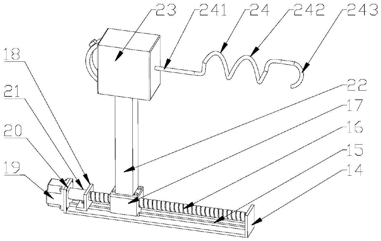 Automatic holboellia latifolia skin-and-flesh separation device