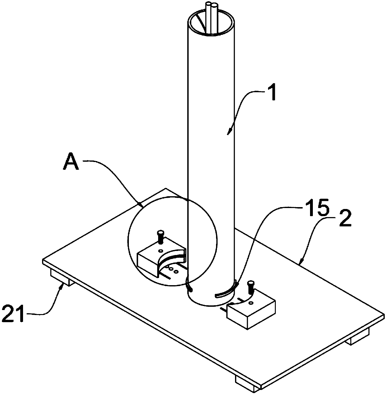 Novel practical anchor rod pile