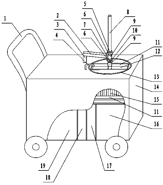 Automatic cleaning machine for long handkerchiefs