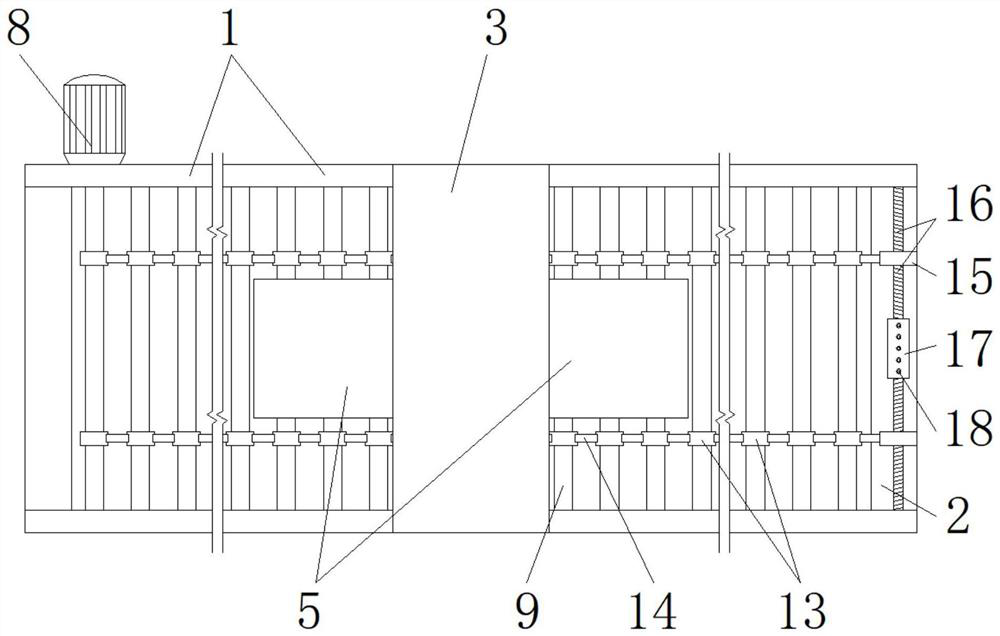 A cylinder main oil channel hole detection device