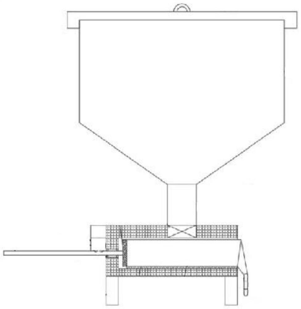 Automatic weighing bagging machine for flour processing