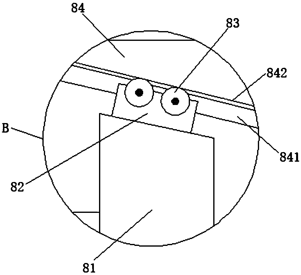 Fixing device for machining coupling capacitor