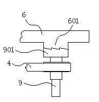 Foundry casting die pressing device