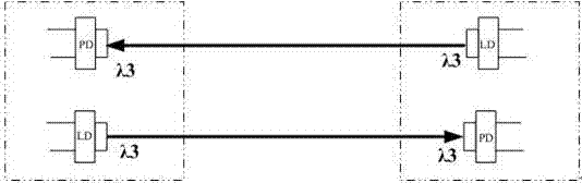 Single-wavelength and single-fiber bidirectional light transceiving module assembly