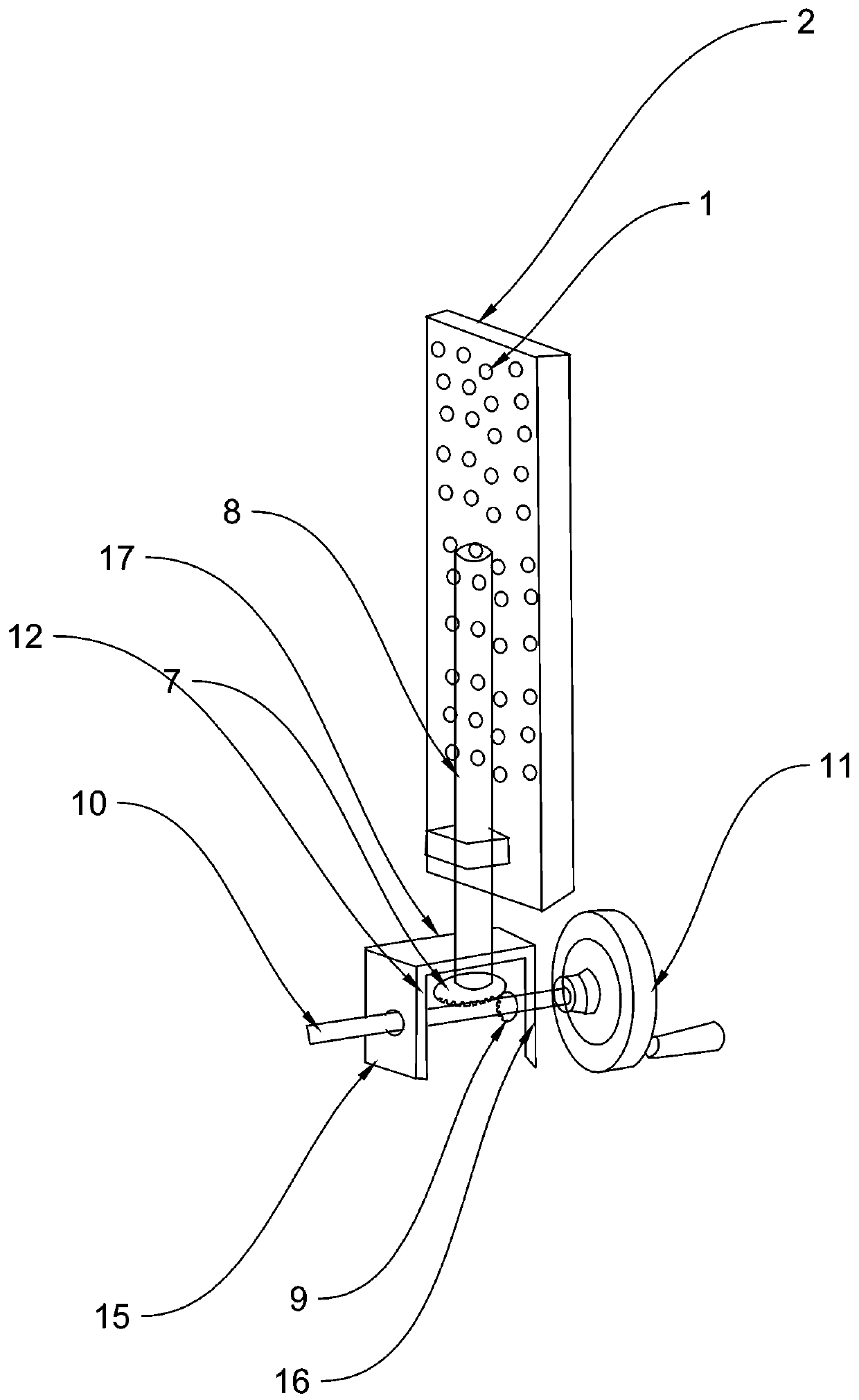 Outfiring chair rail