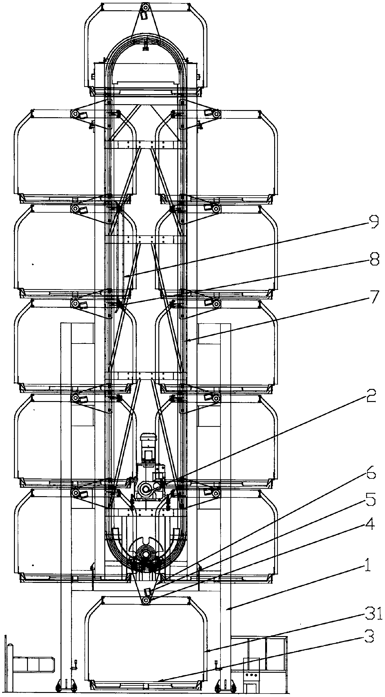 Circulating stereo garage