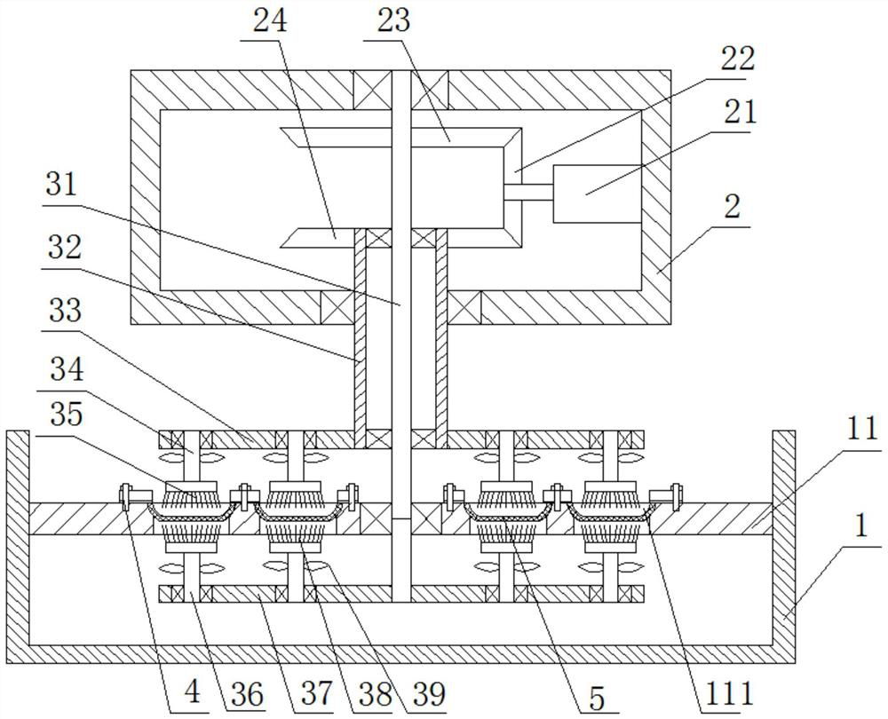 Pigment tray cleaning device for art design