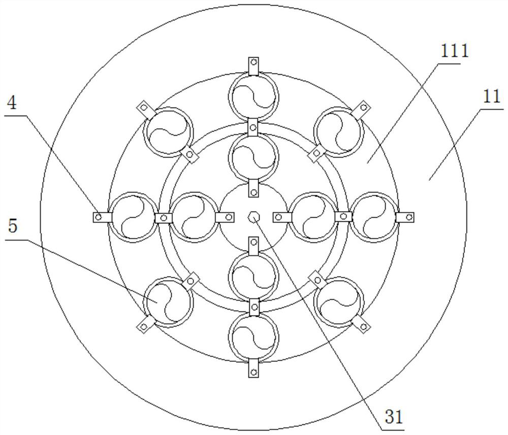 Pigment tray cleaning device for art design