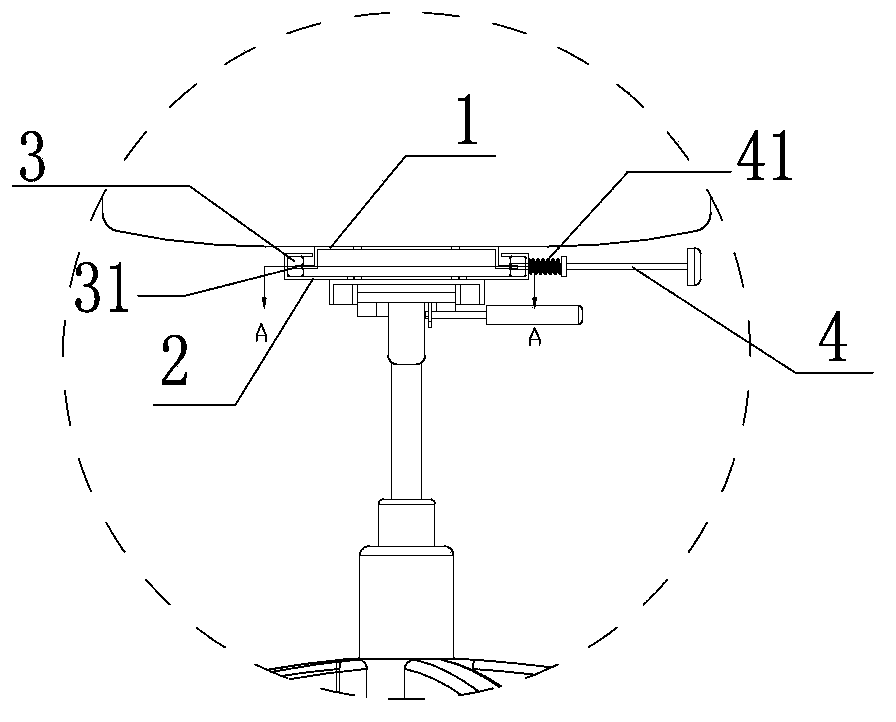 Improved chair structure with sliding device