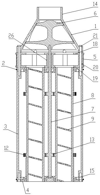 A load-sharing booster submersible pump applied to the co-production of multi-layer natural gas in the same shaft