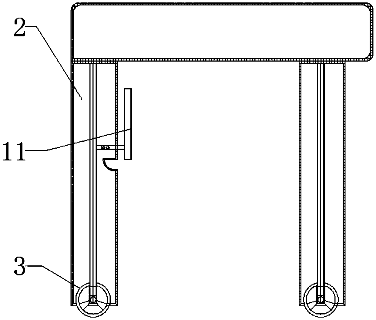 Rehabilitation training moving frame for accumulative strain fracture