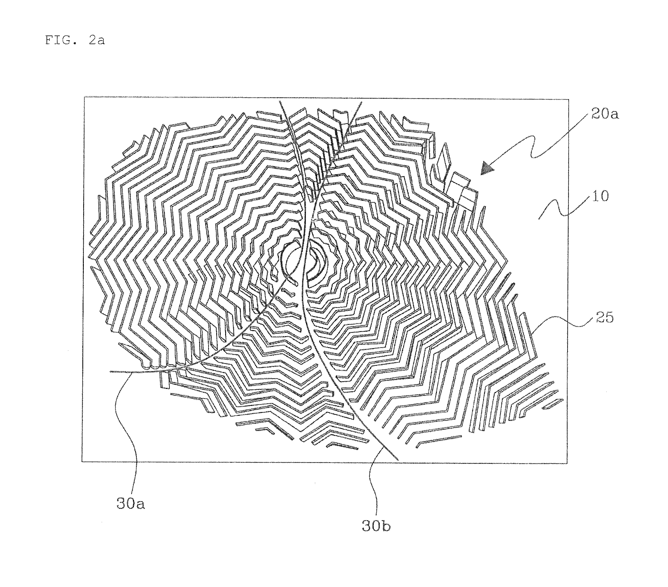 Device for 360 degree wave-shaping of outsole of shoe