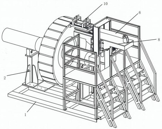 Integral assembly method for rotor magnetic poles of wind driven generator