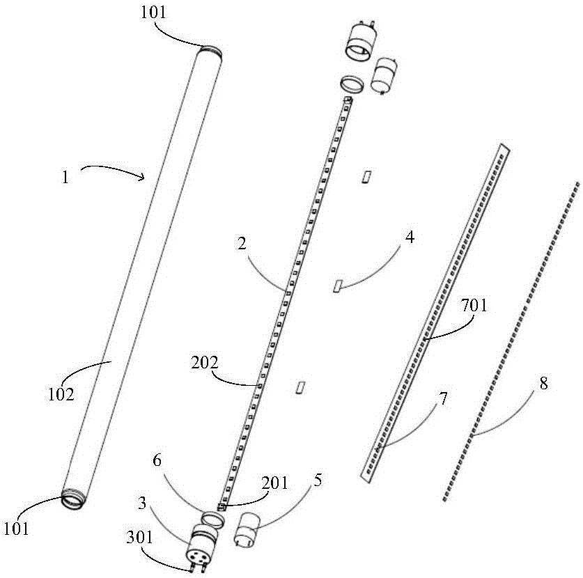 LED fluorescent lamp