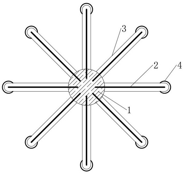 Self-stripping waterproof coating and preparation method thereof