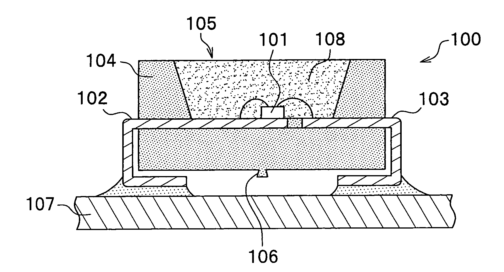 Light emitting device, package, light emitting device manufacturing method, package manufacturing method and package manufacturing die