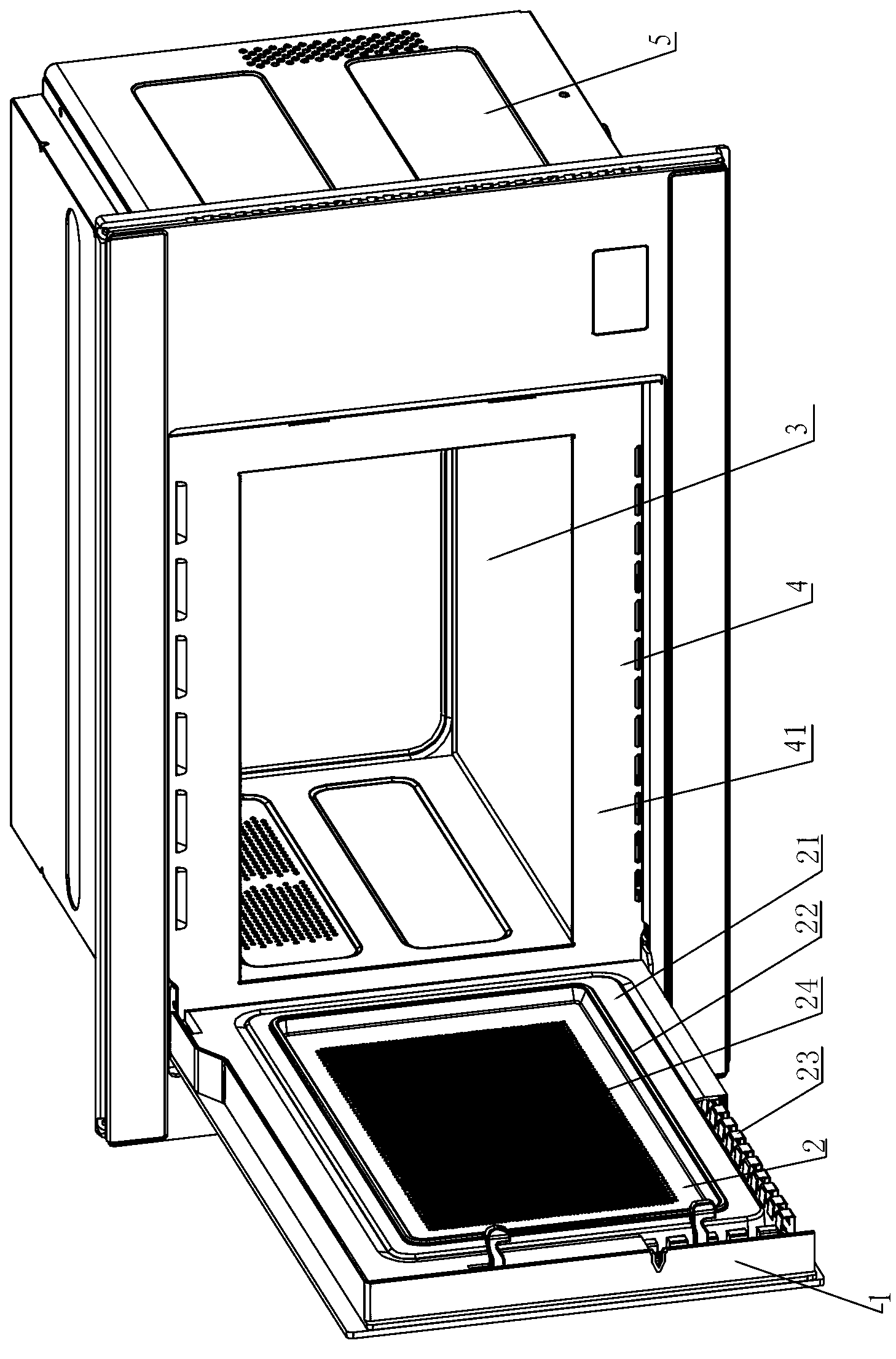 Microwave leakage prevention device for microwave oven