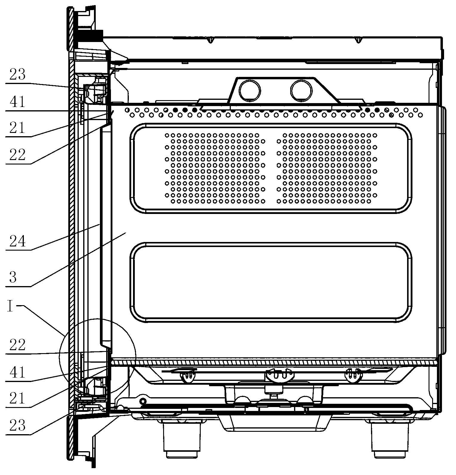 Microwave leakage prevention device for microwave oven