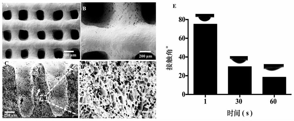 Silk fibroin 3D printing based biological scaffold and preparation method and application thereof