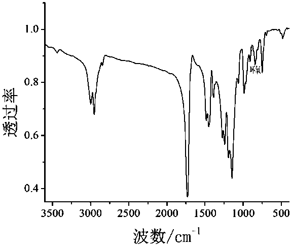 Grafted copolymer containing epoxy groups and application of grafted copolymer