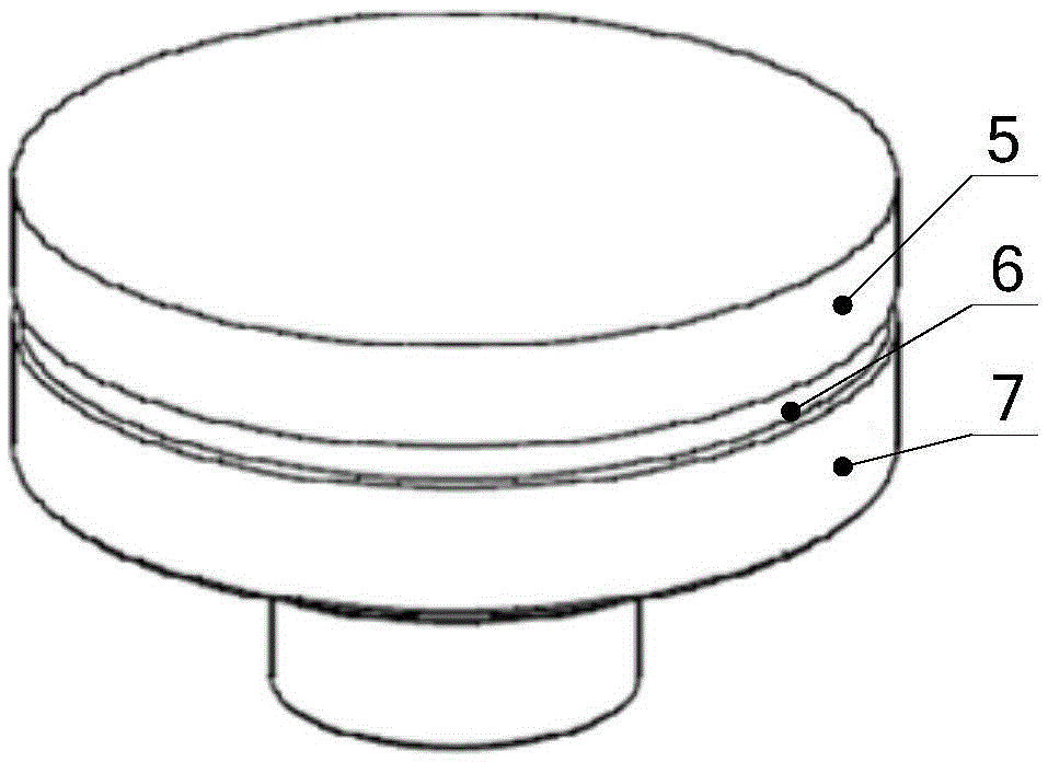 Clamp controlling non-rotational symmetry errors for optical elements during polishing