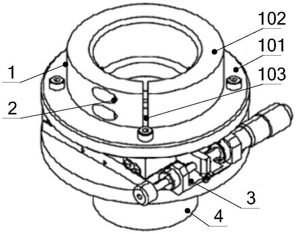 Clamp controlling non-rotational symmetry errors for optical elements during polishing