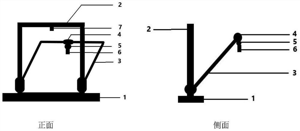 Auxiliary guiding device for precise puncture of intracranial hematoma based on laser guiding and puncture method