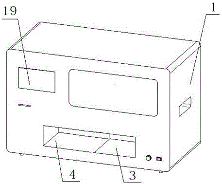 Automatic printing and labeling check instrument for plasma virus inactivation