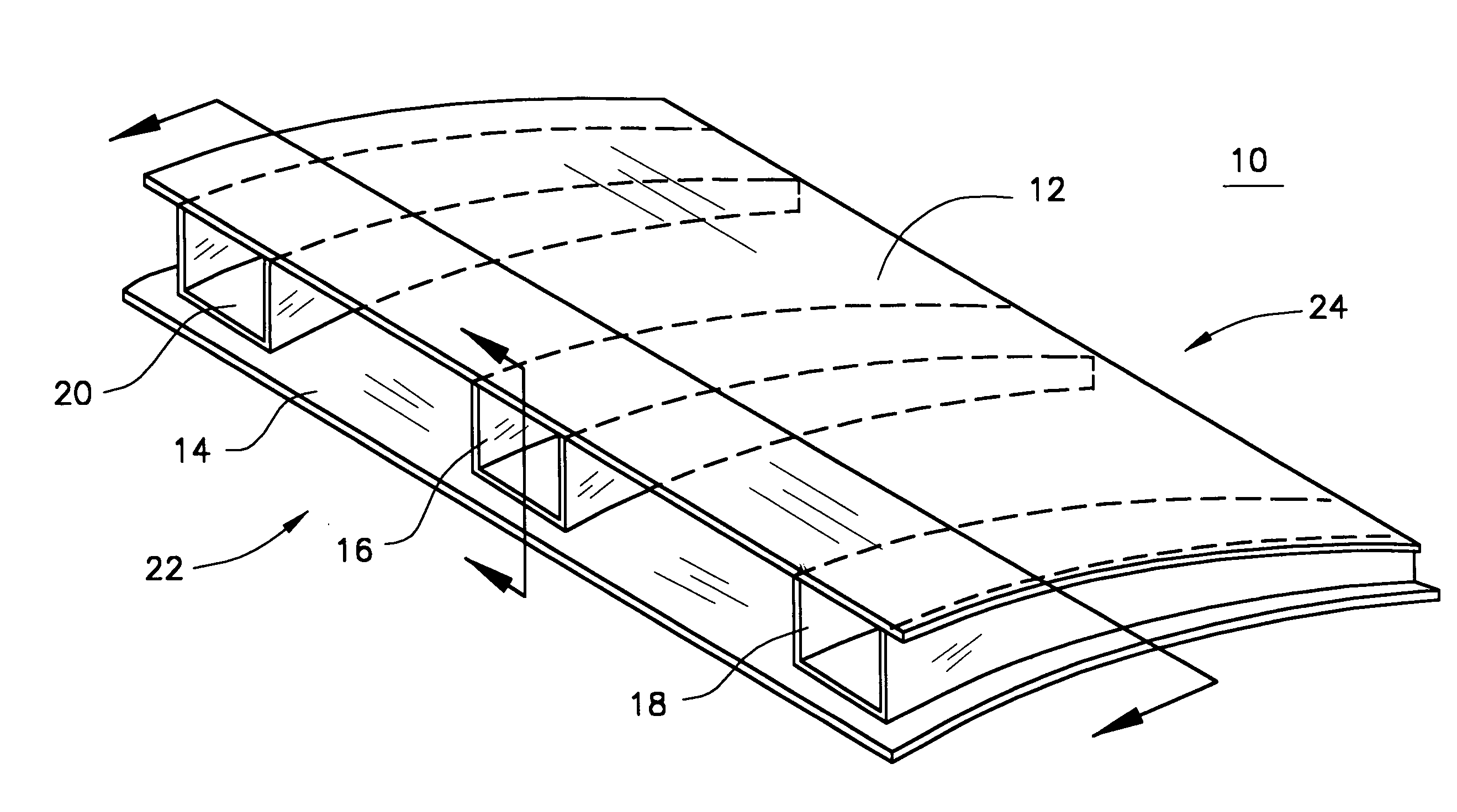 Advanced composite aerostructure article having a braided co-cured fly away hollow mandrel and method for fabrication