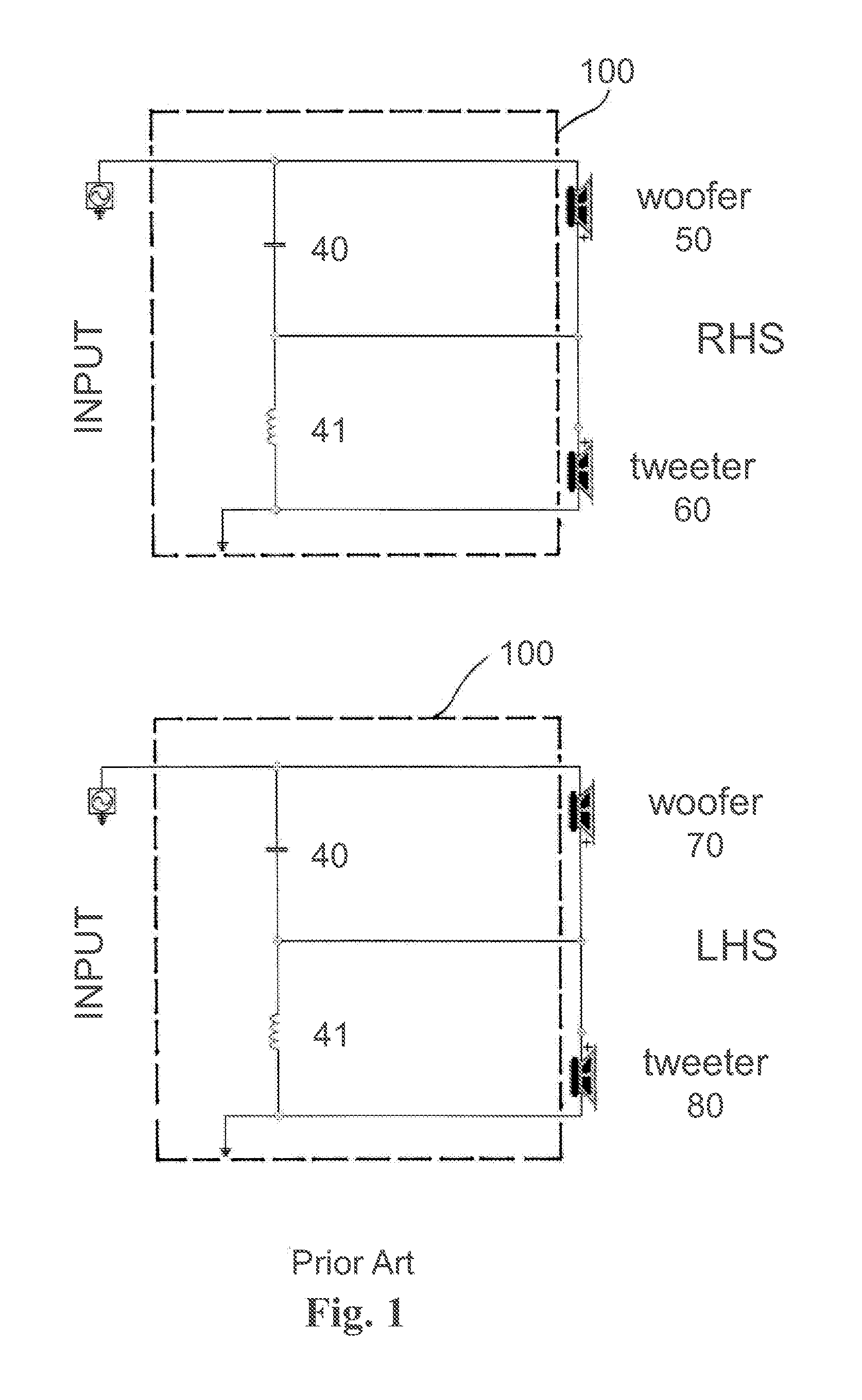 Phase-unified loudspeakers: series crossovers