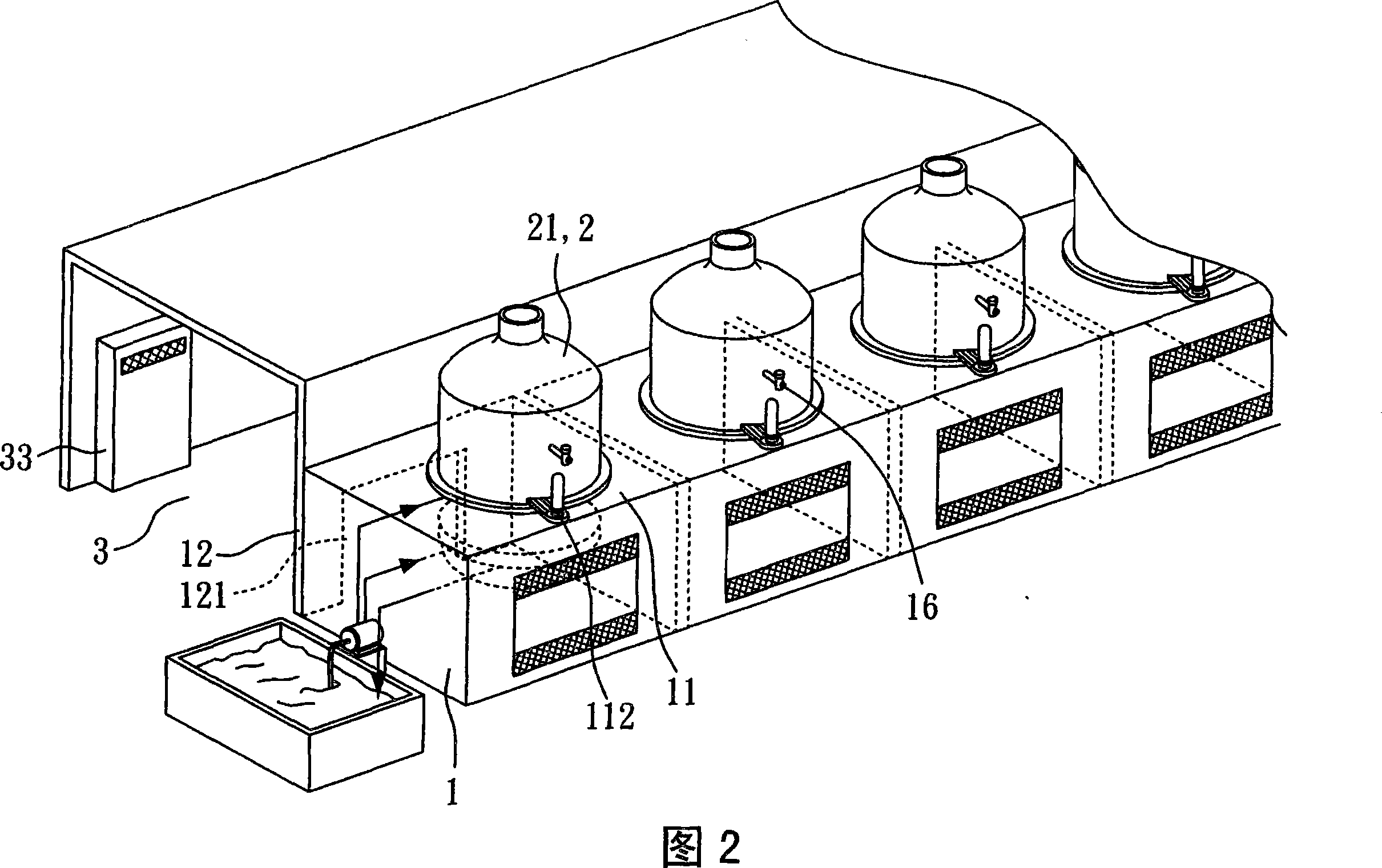 Crystal growth furnace body structure with emergency decompression arrangement