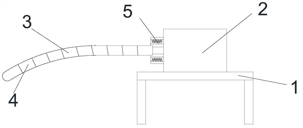 Pig intestine cleaning device