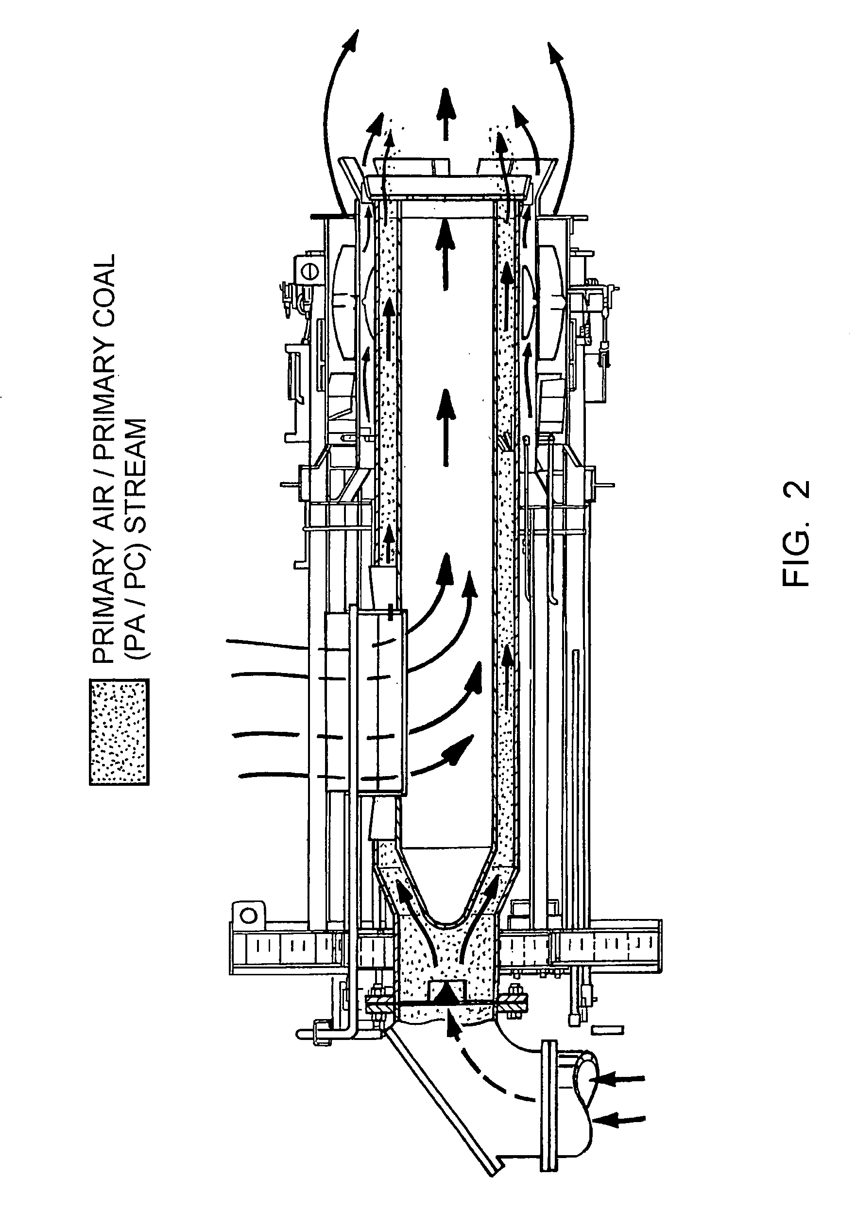 Burner with center air jet