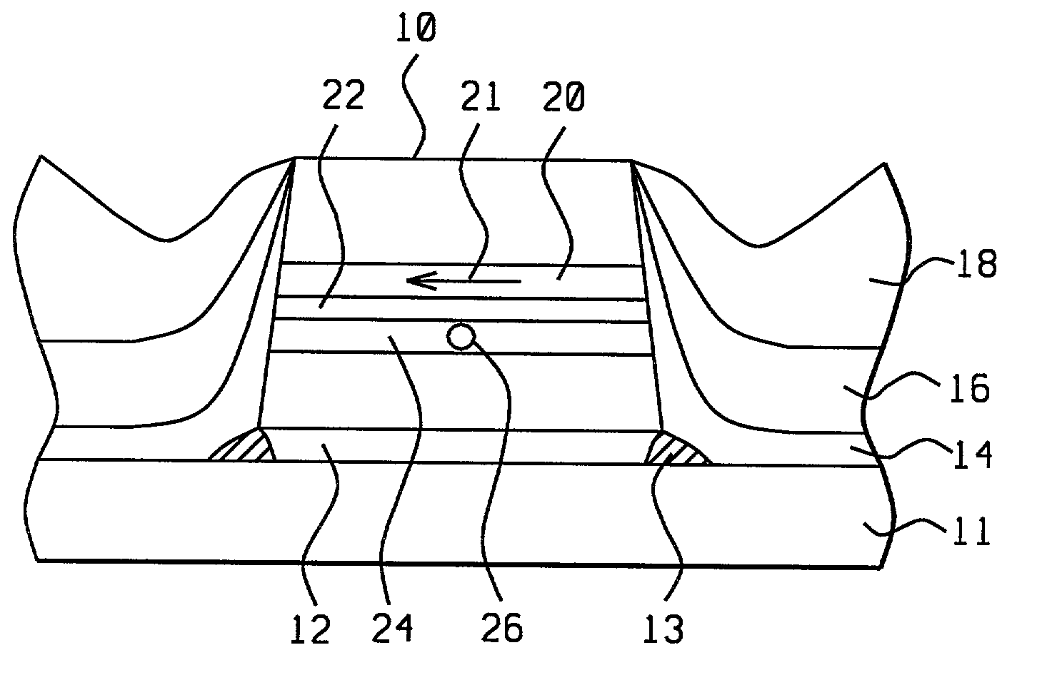 Abutted junction GMR read head with an improved hard bias layer and a method for its fabrication