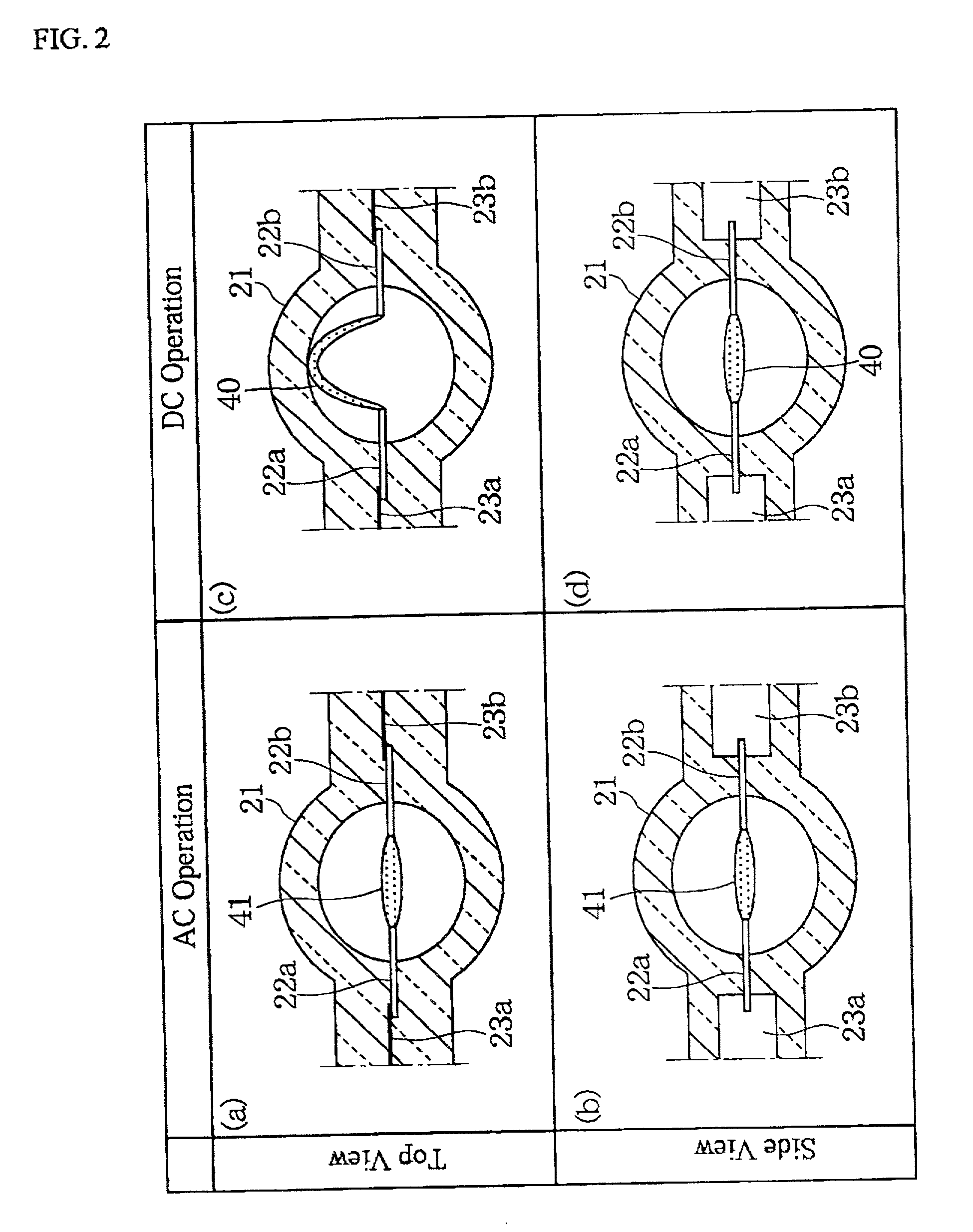 High intensity discharge lamp, driving apparatus for high intensity discharge lamp, and high intensity discharge lamp system