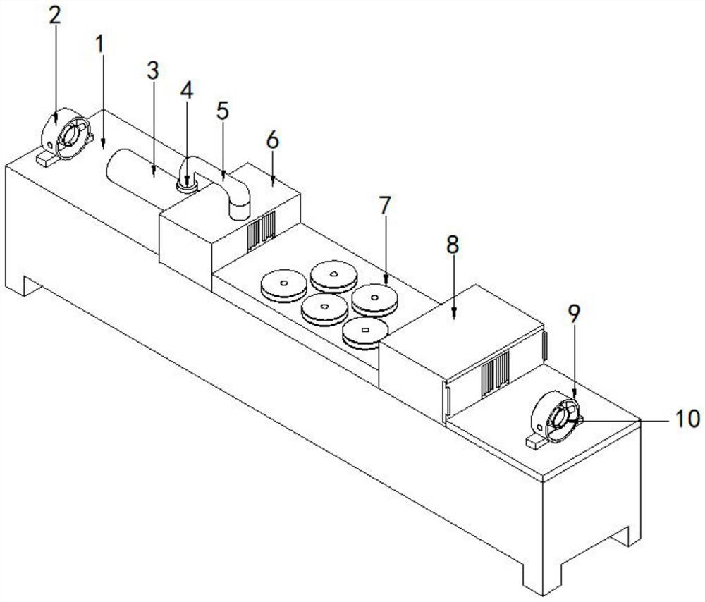 Production auxiliary equipment for aluminum profile machining