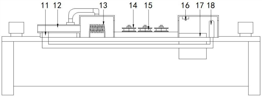 Production auxiliary equipment for aluminum profile machining