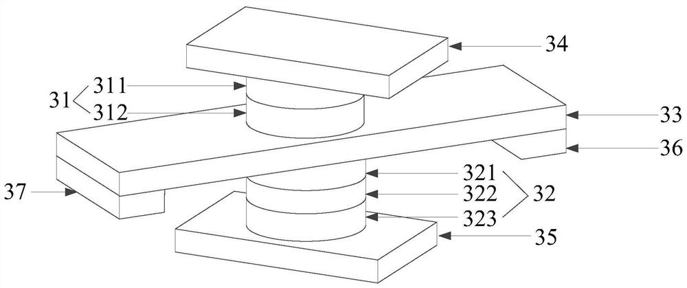 Spin electronic device, SOT-MRAM storage unit, storage array and storage and calculation integrated circuit