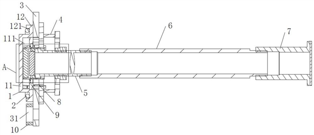 Novel observation window for gas-insulated switchgear