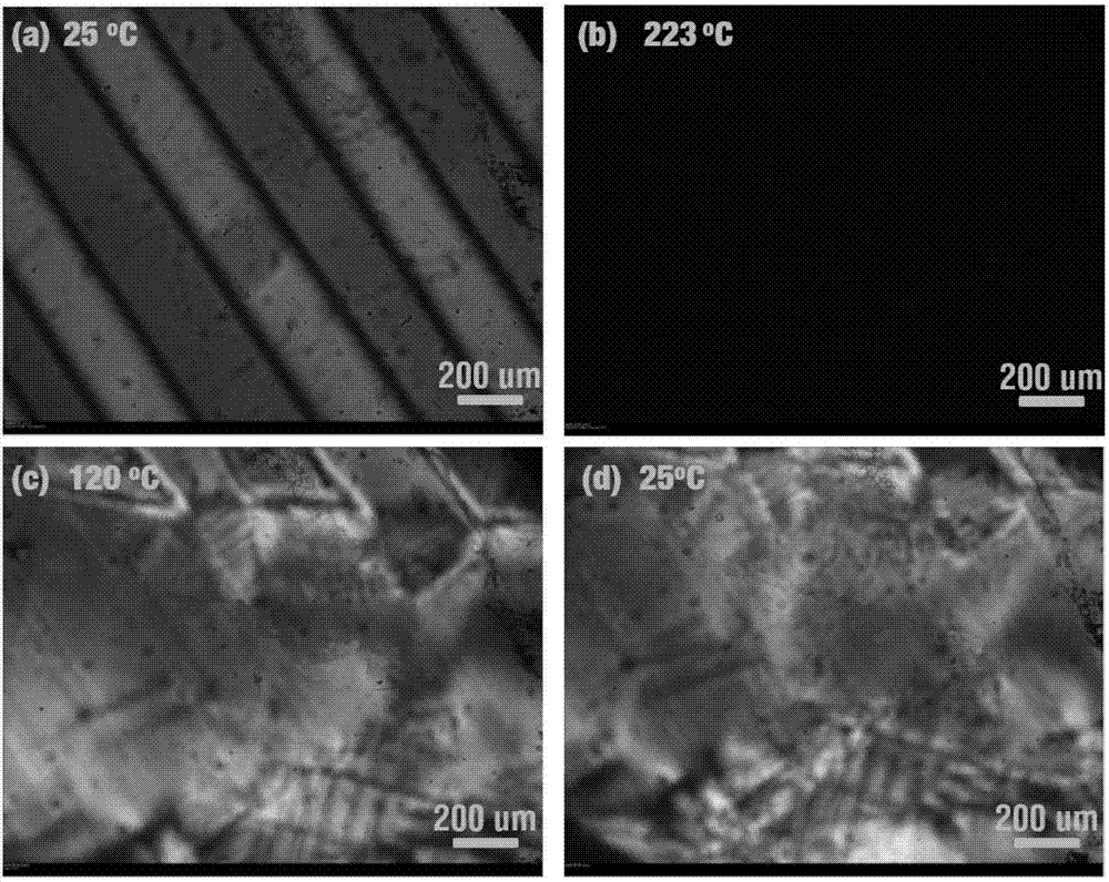 Poling method for relaxor ferroelectric single crystal as nonlinear optical material