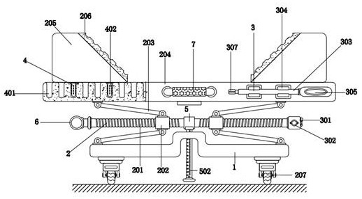 Automobile transverse transfer system