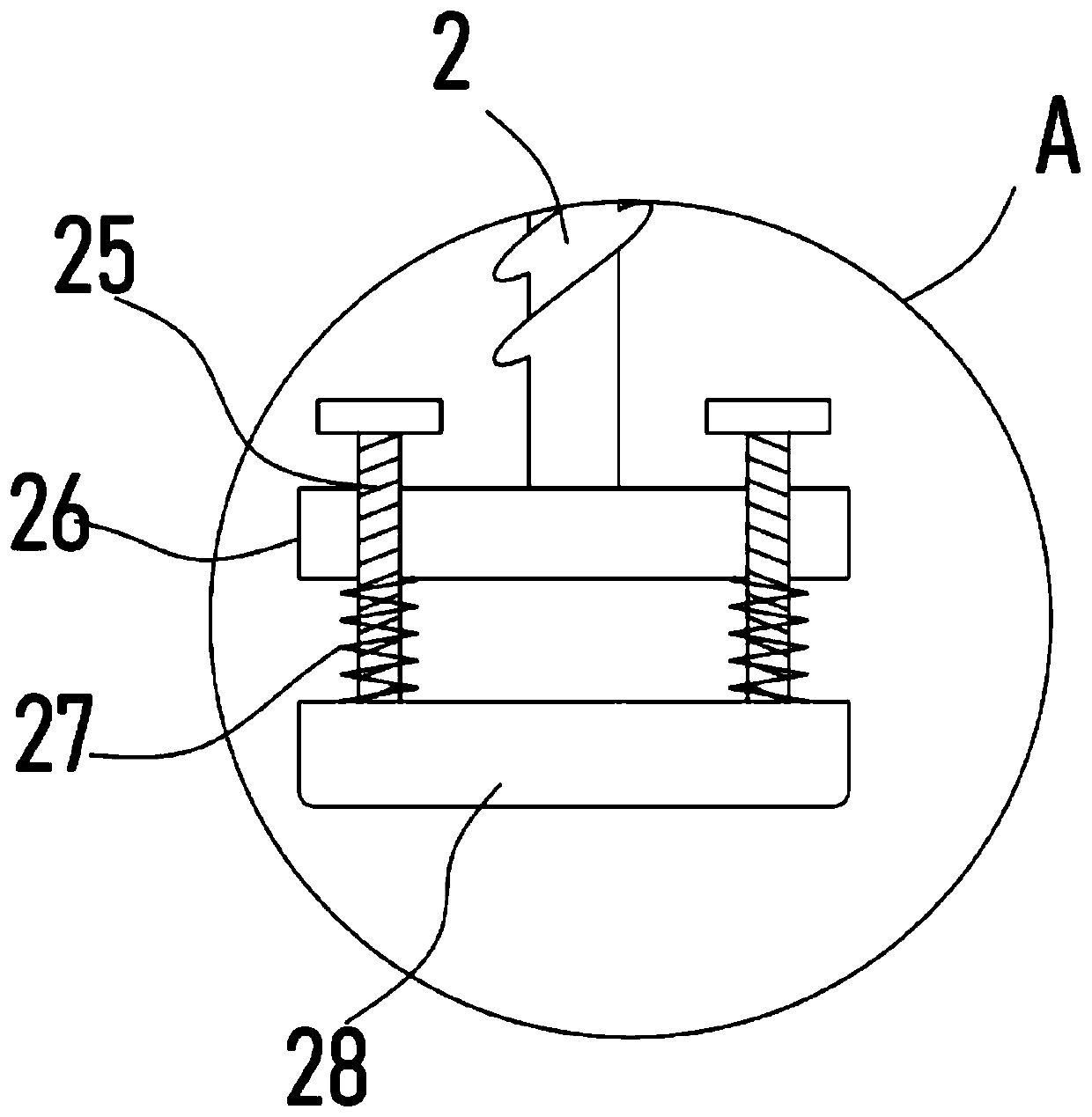 Plastic polishing device for plastic product machining