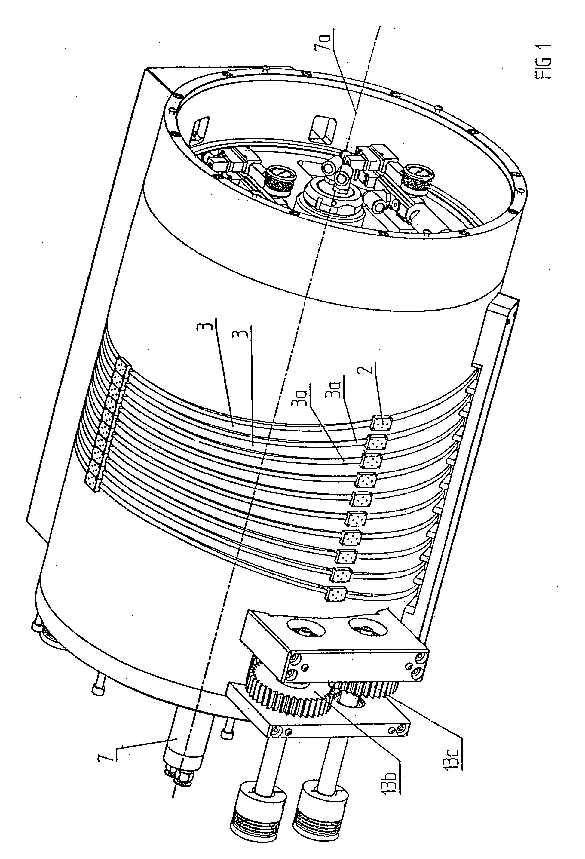 Apparatus for separating parts