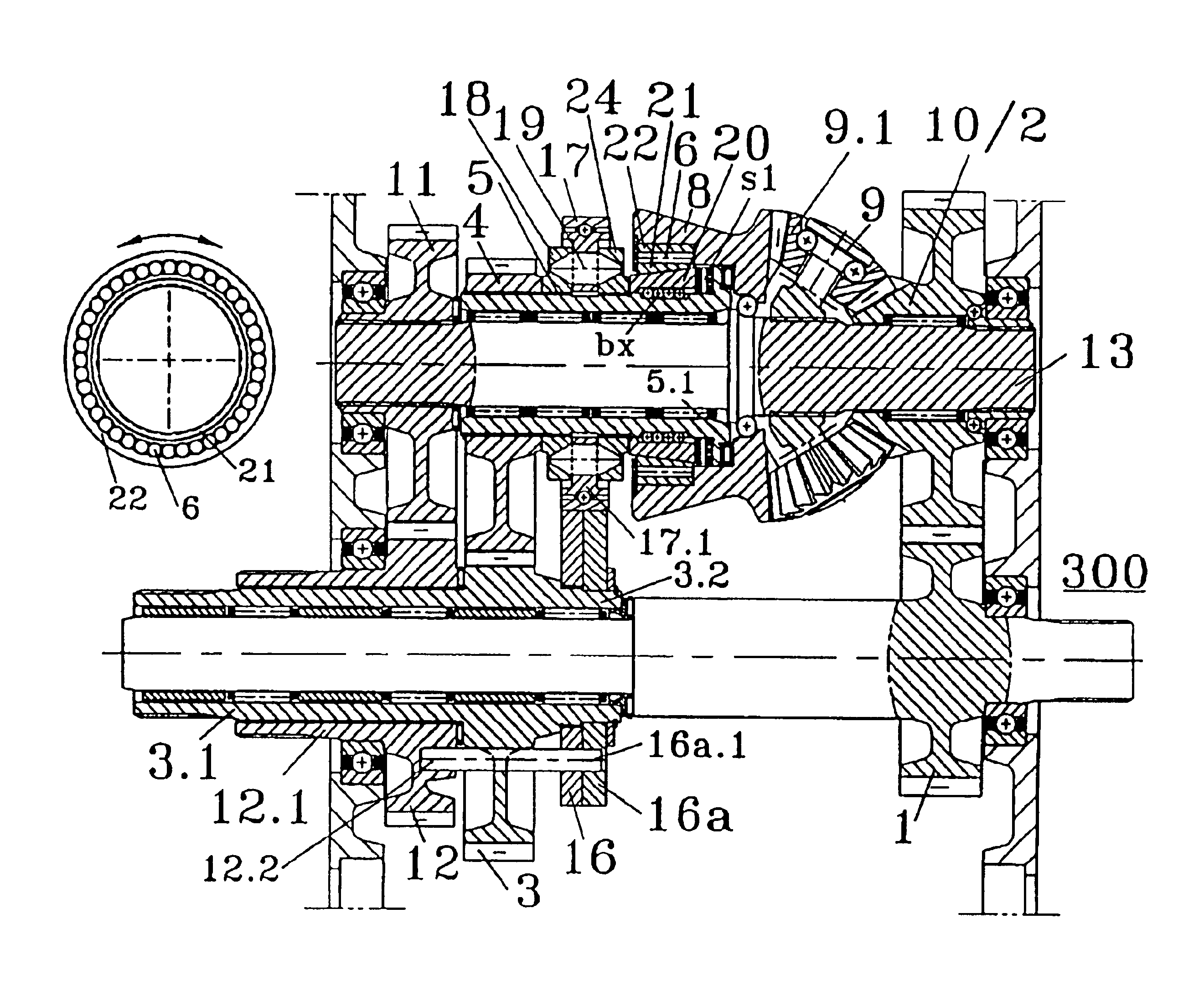 All gear infinitely variable transmission