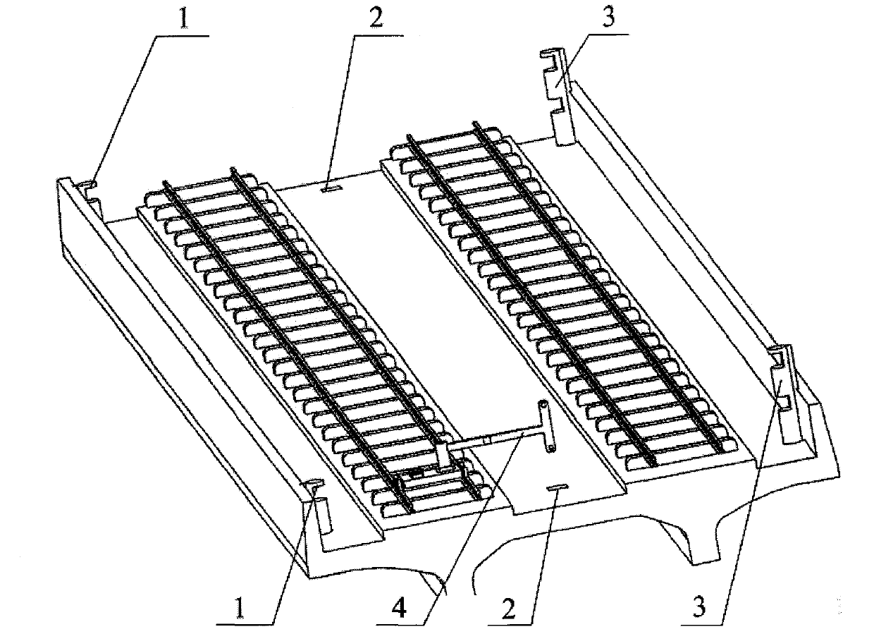 Method for detecting smoothness of high-speed railway track