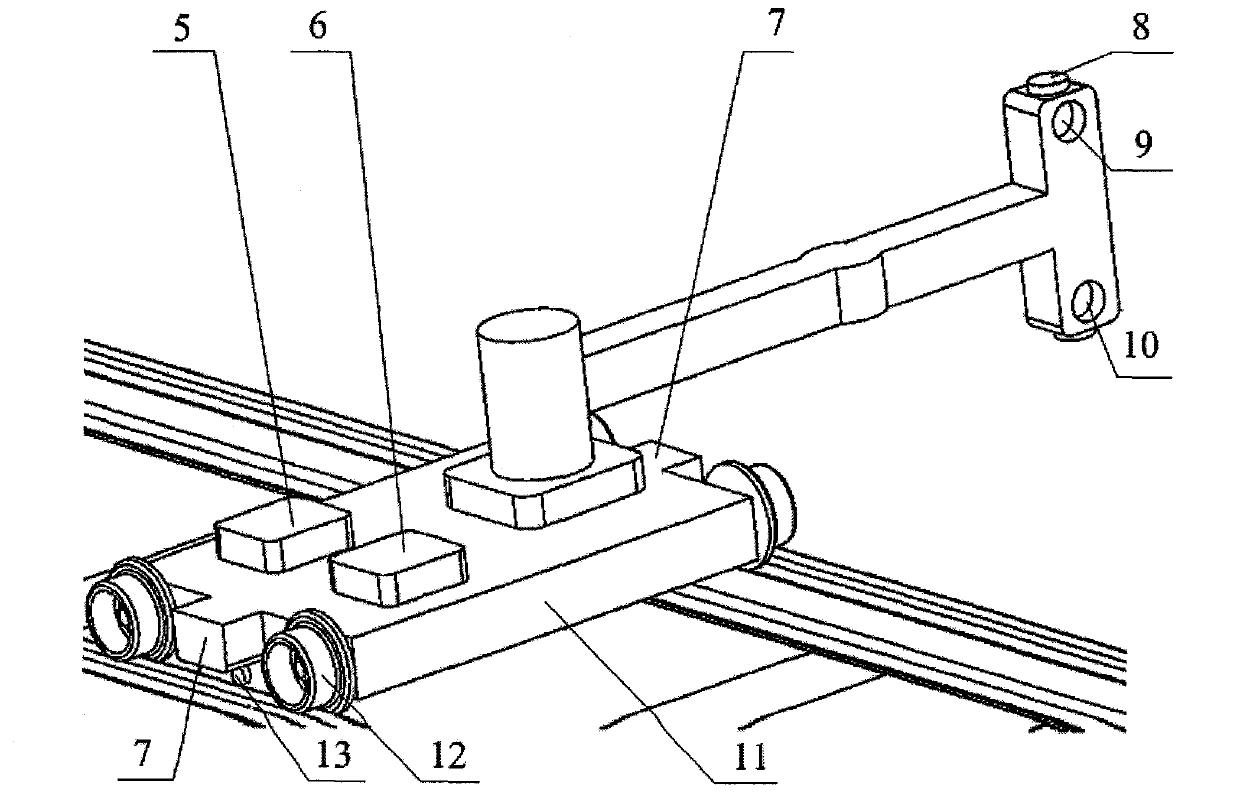 Method for detecting smoothness of high-speed railway track