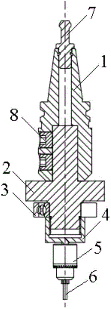 Numerical control electric spark deposition knife handle