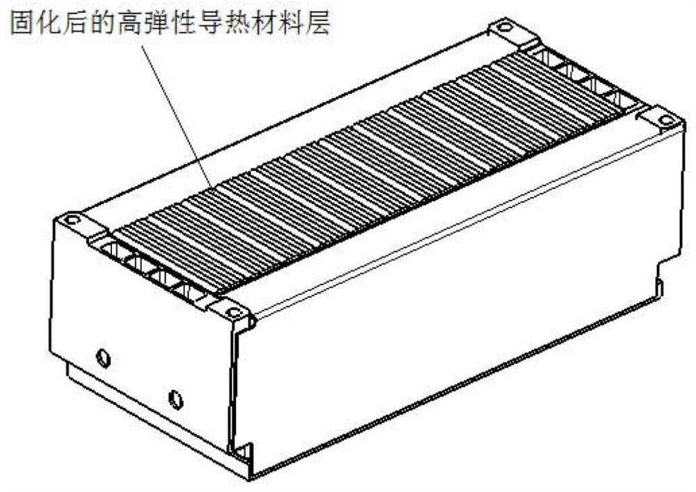 A battery module and its gluing equipment and process